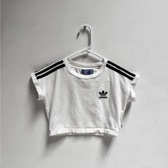 adidas Tops - Vintage Adidas Crop Top Athletic Shirt Top